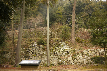 滋賀県安土城跡の景色