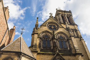 Fototapeta na wymiar YORK, UK - JUN11, 2017: Landscape of Cathedral Church in York, England