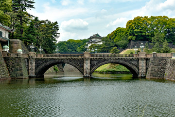 Fototapeta na wymiar Imperial palace in Tokyo, Japan