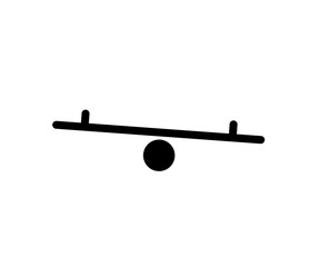 swing icon. raster illustration