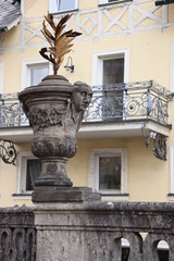 Fototapeta na wymiar Zierurne Barock in Gößweinstein