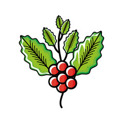 plants of grains coffee isolated icon