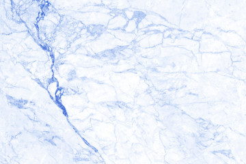 Blue marble with beautiful patterns used for design and background