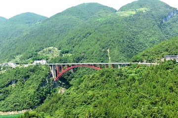 River bridge landscape