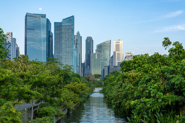 Fototapeta premium Singapore skyline