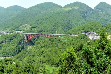 River bridge landscape
