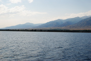 lake in the mountains