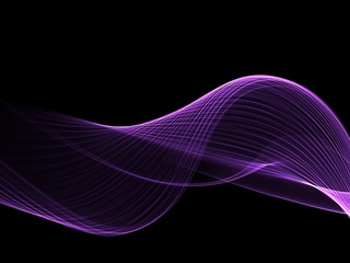 Abstract multicolored light waves background