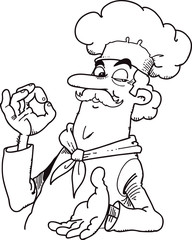chef cook in the cap