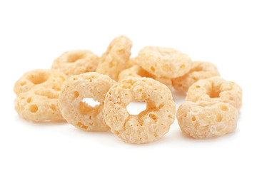 Fototapeta na wymiar Sweet brekfast cereal rings