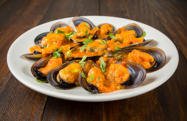 Mejillones a la marinera