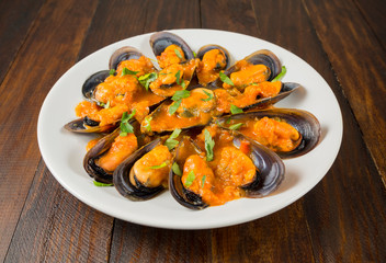 Mejillones a la marinera