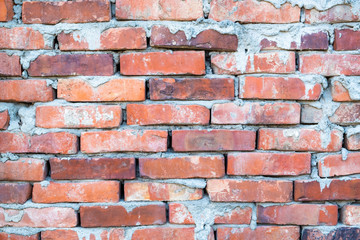 Brick wall background, Grunge texture. 