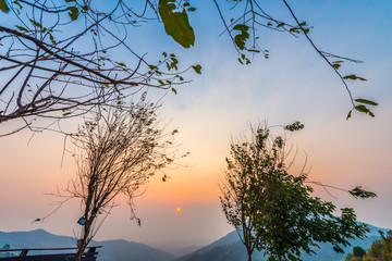 Beautiful scenery with sunlight.10