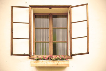 Typical window in Austria.