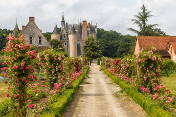 Renascence castle in Lassay-sur-Croisne, Loire Valley, France © lic0001