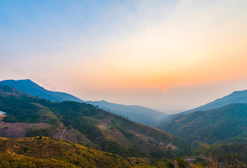 Fototapeta premium Beautiful scenery with sunlight.7