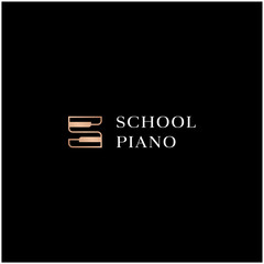 piano school logo design