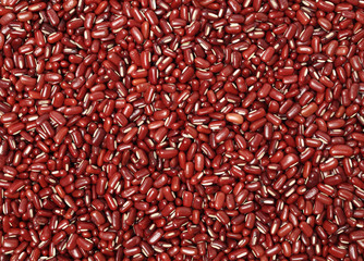 Adzuki beans background from directly above