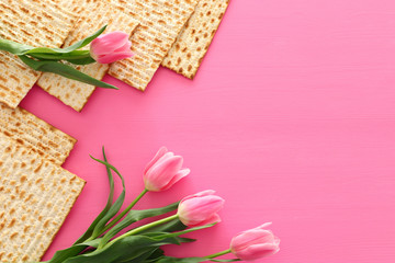 Pesah celebration concept (jewish Passover holiday)