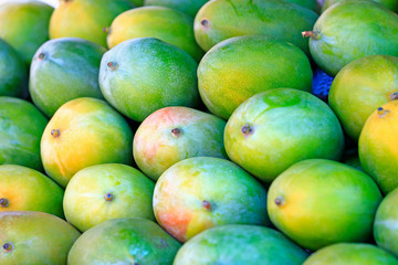 Many green mangoes