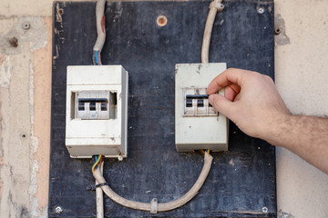 Electrician check or Inspect Electrical System circuit Breaker on Power Distribution panel