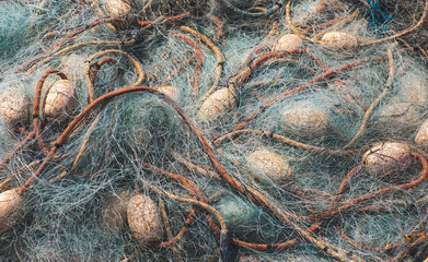 texture of fishing net