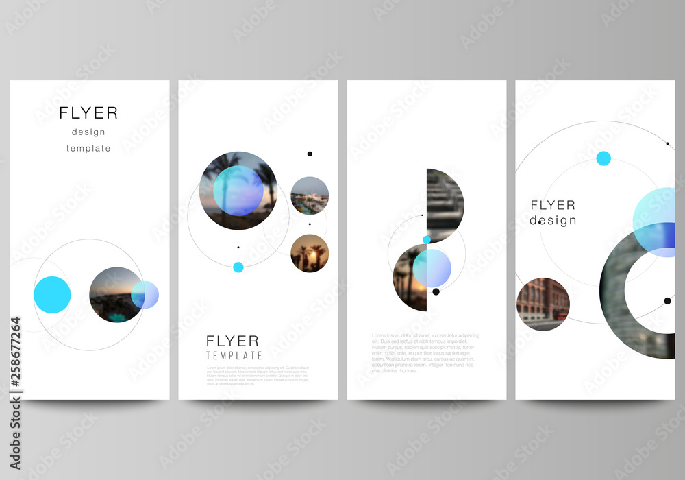 Poster the minimalistic vector illustration of the editable layout of flyer, banner design templates. creat