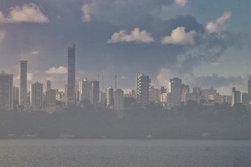 salvador de bahia skyline in summer time