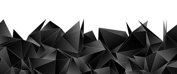 Abstract Low-Poly background. triangulated texture. Design 3d. Polygonal geometrical pattern. Triangular modern style