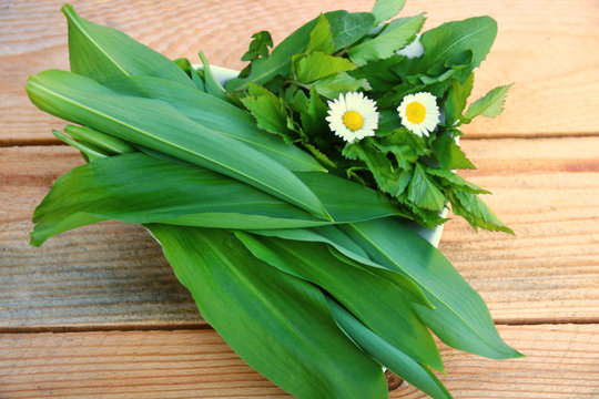 wildgem&uuml;se f&uuml;r einen salat