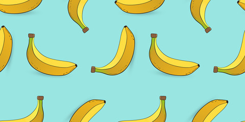 seamless pattern of banana