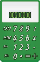 Calculator. vector illustration