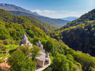 Ancient Haghartsin monastery.  Armenia. Top view