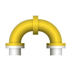 Pipe icon and flange fitting for pipeline connection with valve and other pipe. For transportation liquid or gas i.e.crude, oil, natural gas, sewage, wastewater. Also for plumbing and irrigation.