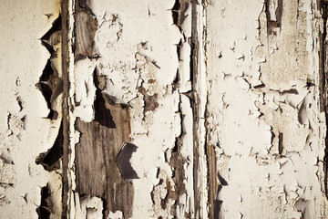 White Peeling Paint Background