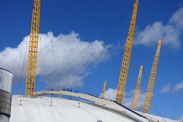 Photo from iconic O2 Arena in North Greenwich, London, United Kingdom