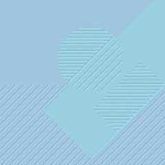 Blue geometric vector background