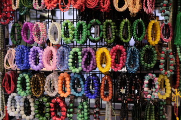 bracelets at the market