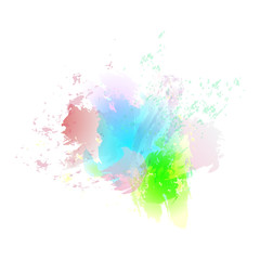 Vector watercolor splash texture background isolated. Hand-drawn blob, spot. Watercolor effects. abstract background.