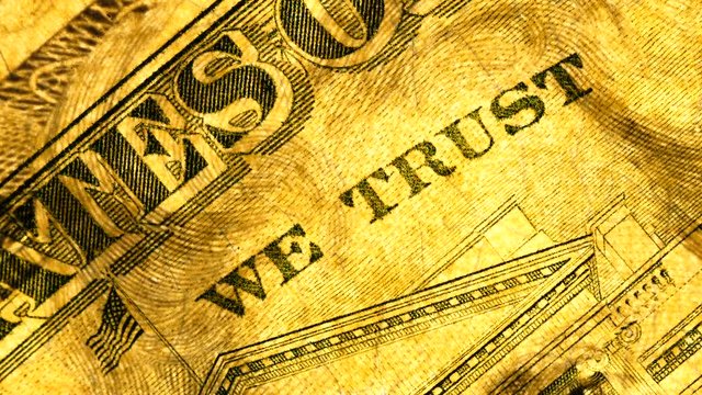 Close up footage of U.S. Dollar