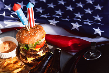 burgers and beer to celebrate independence day america 4th of july