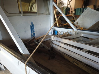 軽トラックの荷台