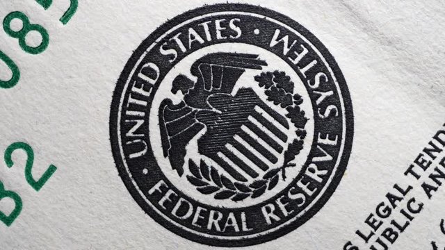 Close up footage of U.S. Dollar