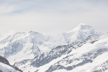 Fototapeta premium Jungfraujoch is a famous travel mountain of the Alps, Switzerland