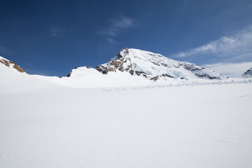 Fototapeta premium Jungfraujoch is a famous travel mountain of the Alps, Switzerland