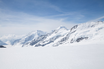 Obraz na płótnie Canvas Jungfraujoch is a famous travel mountain of the Alps, Switzerland