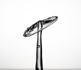 water drop collision. Water splash