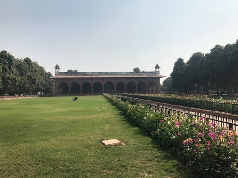 Building inside Red Fort in Delhi, India