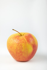 Apple on white background